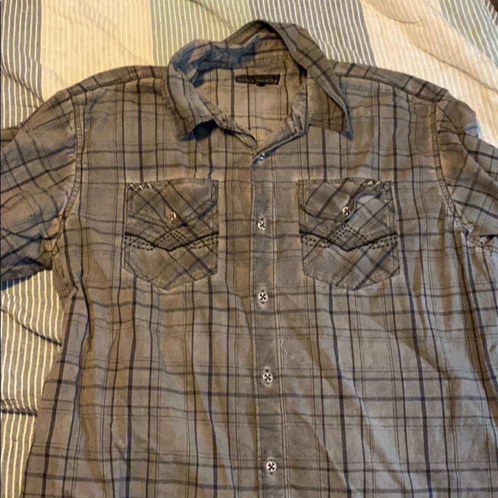 Affliction Black Premium button down shirt.